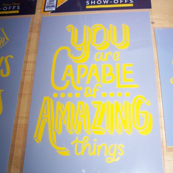 Show-Offs NWT Stencils Bundle (Set of 6) - Picture 6 of 7